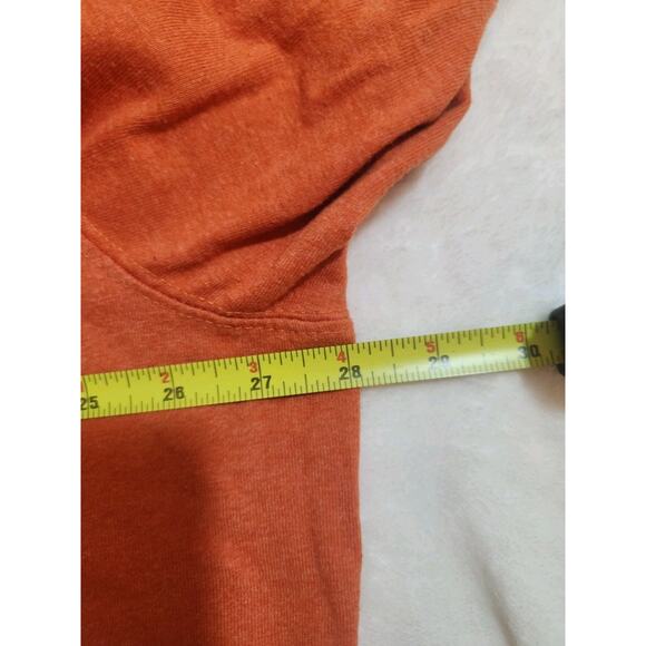 Carhartt Tshirt Mens 2XL Orange Long Sleeve Crew Neck Tee Shirt Loose Fit Logo - Picture 5 of 10